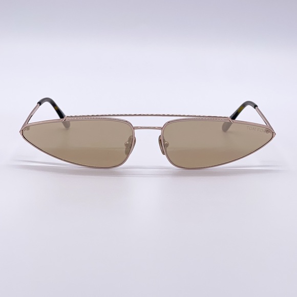 NEW TOM FORD TF979 28G UNISEX GOLD METAL SUNGLASSES TOM FORD FT0979 - Picture 6 of 12